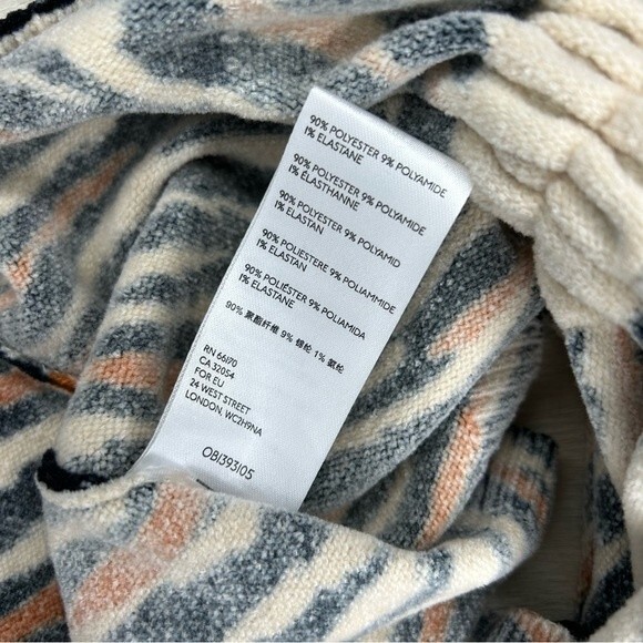 Urban Outfitters Animal Print Ruched Velour Cropped Halter Top Women size medium - Picture 6 of 6